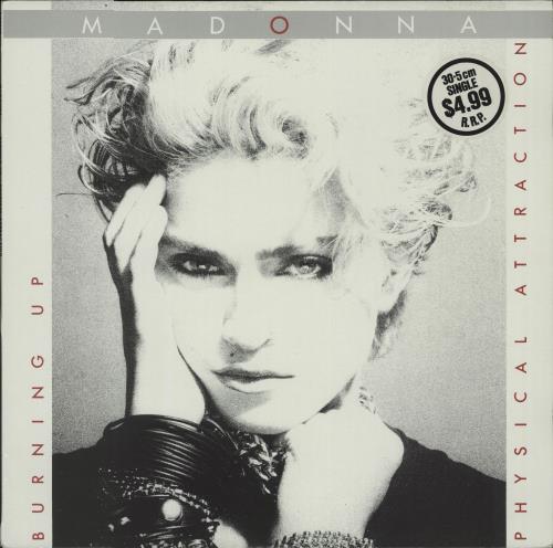 美盤　マドンナ　Burning Up　カナダ盤 12” シングル レコード 美盤 マドンナ Burning Up カナダ盤 12” シングル レコード